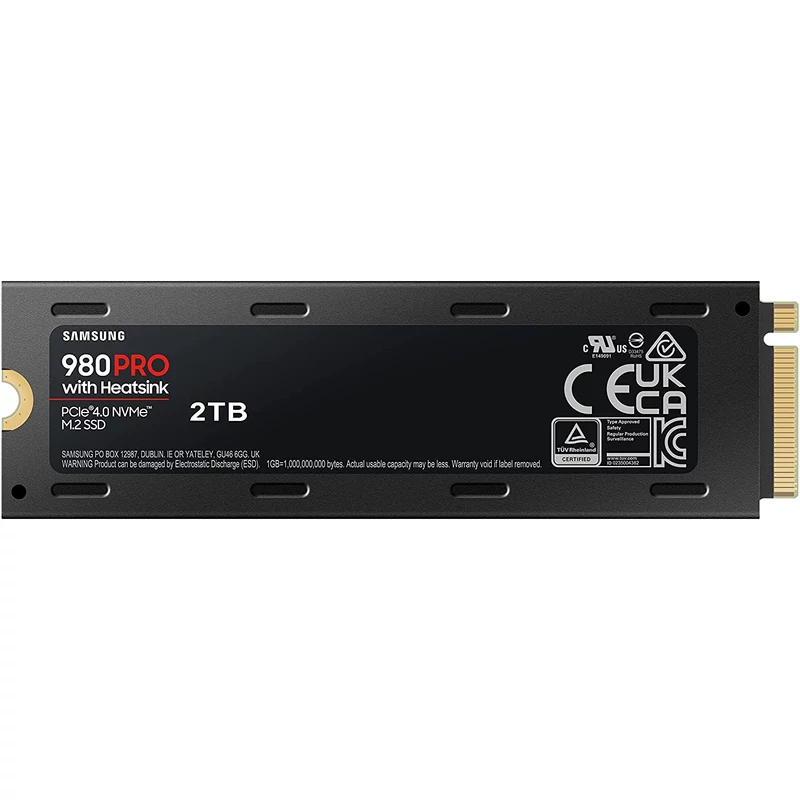 PS5 Samsung 980 Pro 1TB-os SSD Hűtőbordákkal (használt)