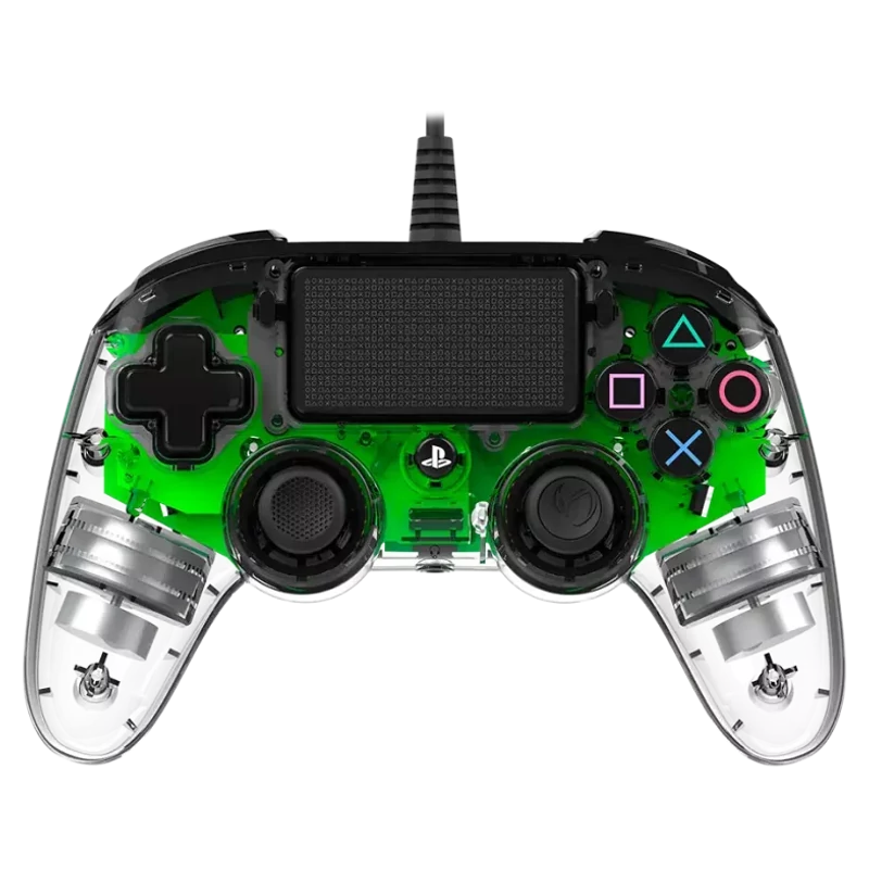  Nacon Wired Illuminated Compact Controller - Zöld (PS4)